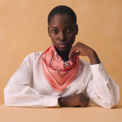 レディス, スカーフ、ショール＆マフラー, スカーフ＆シルク